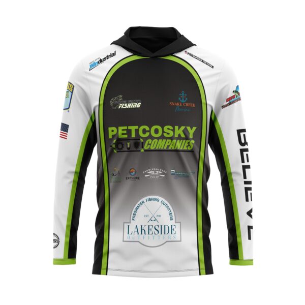 Varsity Pullover Hooded Pattern - Jersey - Short or Long Sleeve - Image 3