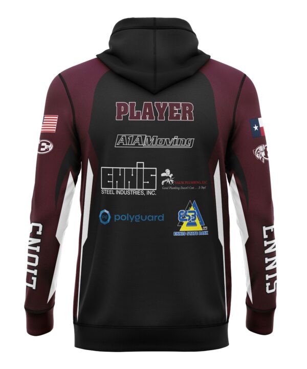 Varsity Pullover Hooded Pattern - Jersey - Short or Long Sleeve - Image 2