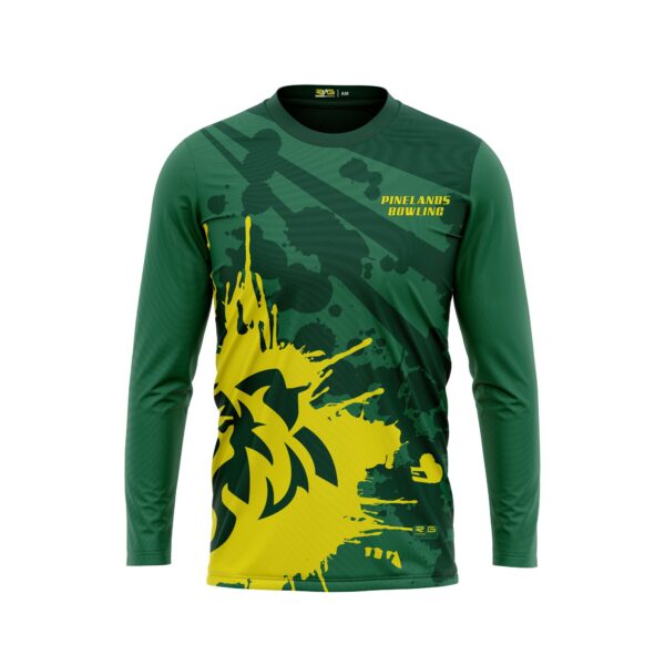 Full Dye Sub Long Sleeve Jersey - Varsity Pattern - Womens/Youth Girls