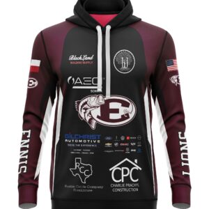 Varsity Pullover Hooded Pattern - Jersey - Short or Long Sleeve