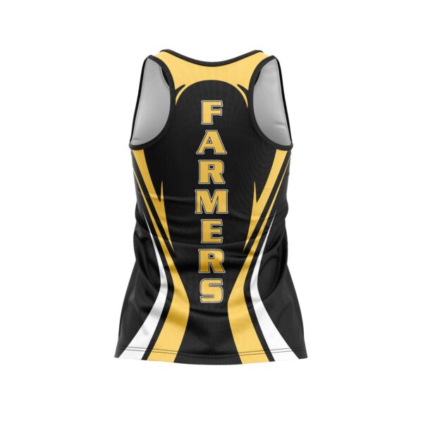 Compression Pattern Track Jersey - Short Sleeves or Sleeveless (Standard or Racerback) - Crew or V-neck - Womens/Youth Girls - Image 2