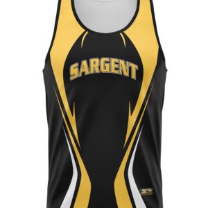 Compression Pattern Track Jersey - Short Sleeves or Sleeveless (Standard or Racerback) - Crew or V-neck - Womens/Youth Girls