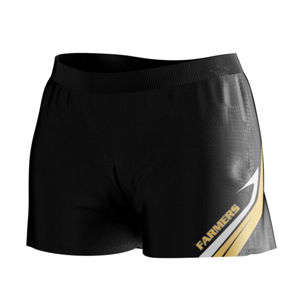 Varsity Pattern Track/XC Shorts - Curved Hem Leg Openings  - Unlined - Adult/Youth