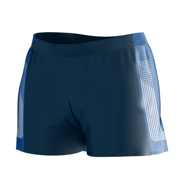 Varsity Pattern Track/XC Shorts - Curved Hem Leg Openings  - Unlined - Adult/Youth - Image 2