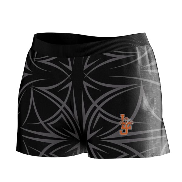 Varsity Pattern Track/XC Shorts - Curved Hem Leg Openings  - Unlined - Womens/Youth Girls - Image 3