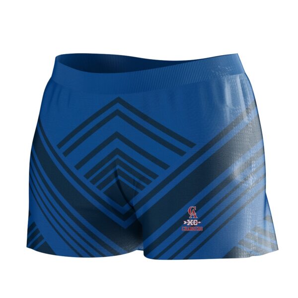 Pro Line Pattern Track/XC Shorts - Notched Leg Openings  - Unlined - Adult/Youth - Image 2
