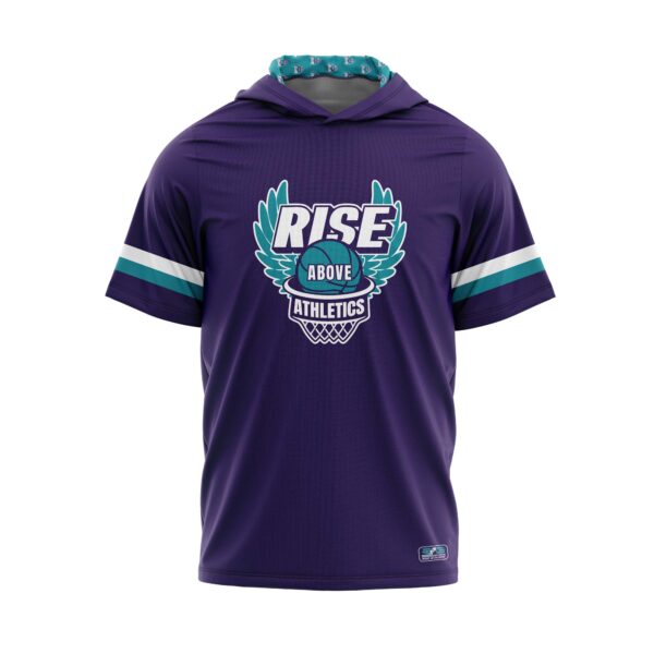 Pullover Hooded Short Sleeve Jersey