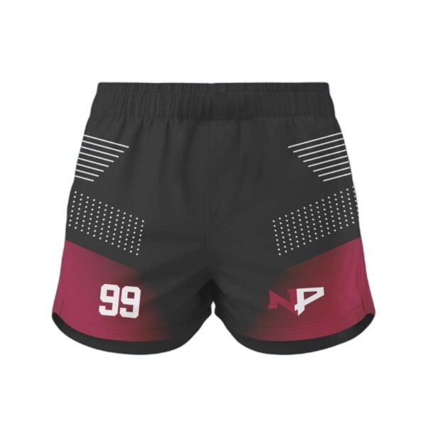 Full Dye Sub Volleyball Shorts - Varsity Pattern - Womens/Youth Girls