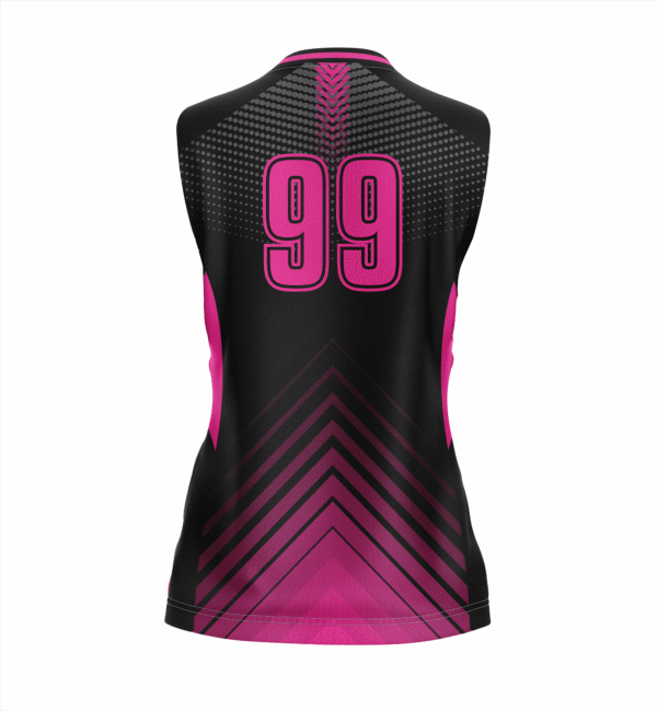 Full Dye Sub Sleeveless Pullover Jersey - Varsity Pattern - Womens/Youth Girls - Image 2