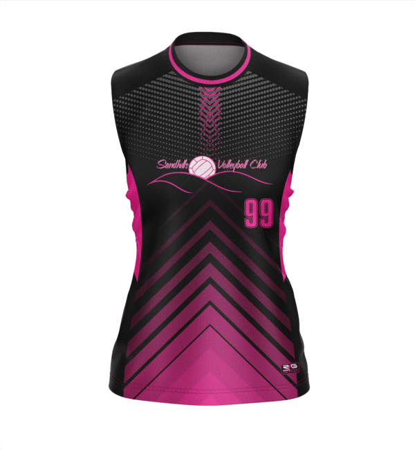 Full Dye Sub Sleeveless Pullover Jersey - Varsity Pattern - Womens/Youth Girls