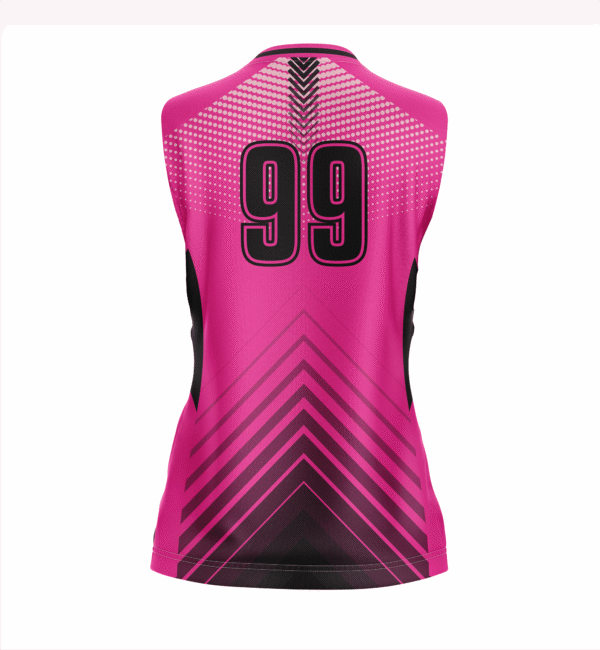 Full Dye Sub Sleeveless Pullover Jersey - Varsity Pattern - Womens/Youth Girls - Image 4