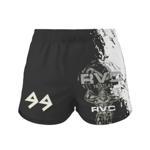 Full Dye Sub Volleyball Shorts - Varsity Pattern - Womens/Youth Girls - Image 2